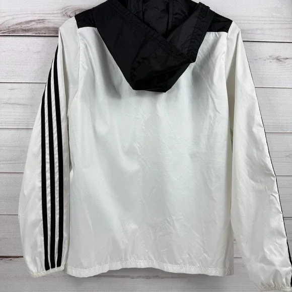 Adidas AFS Tiro Windbreaker Black/White Size XS Full Zip Jacket - Picture 5 of 10